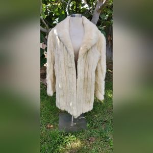 Vintage Mink and Leather Coat